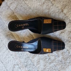 Vintage Chanel Mules by Karl Lagerfeld